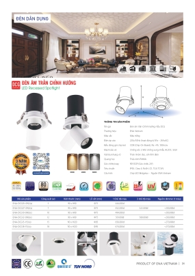 Bảng giá đèn led Ena 2026