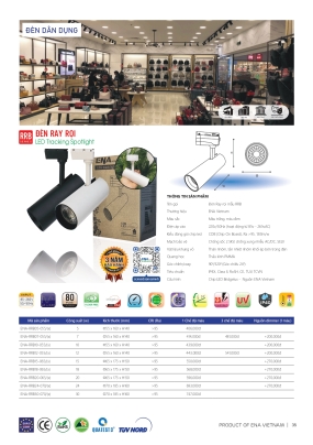 Bảng giá đèn led Ena 2026