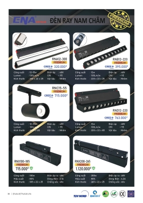 Bảng giá đèn led Ena 2026