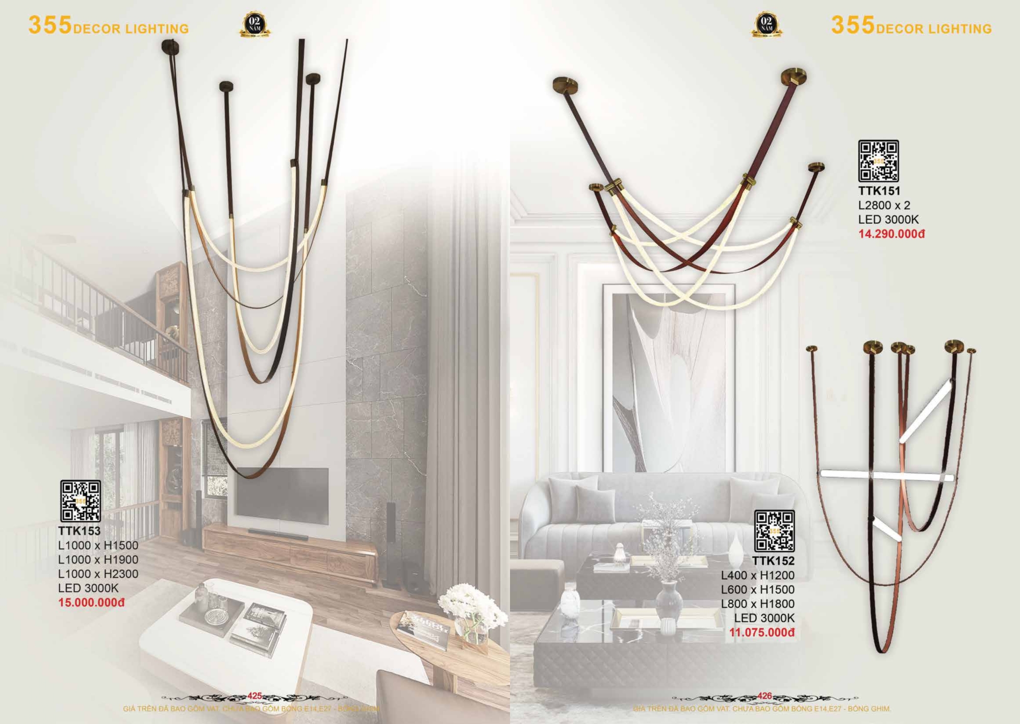 Bảng giá đèn trang trí 355 Decor