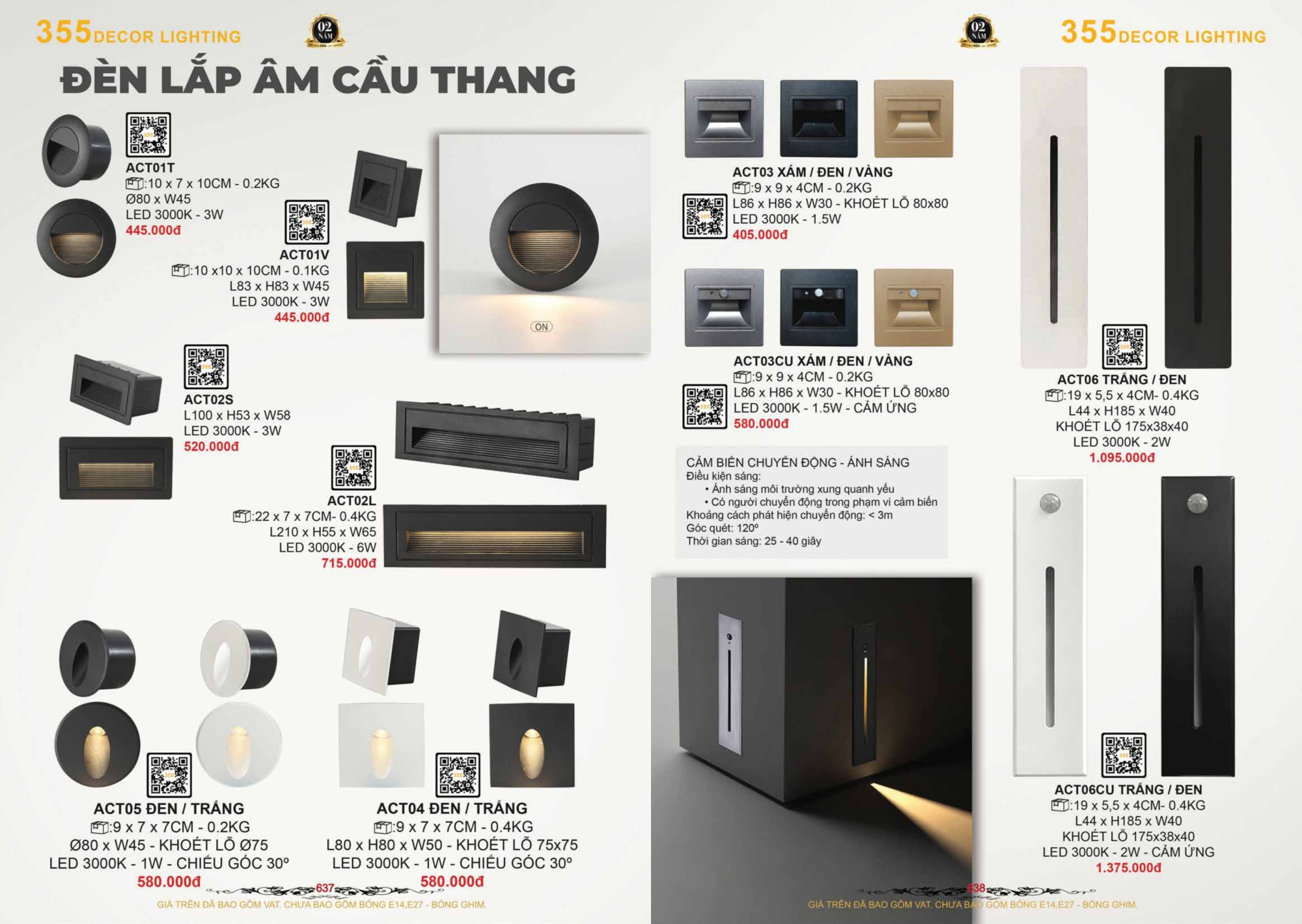 Bảng giá đèn trang trí 355 Decor