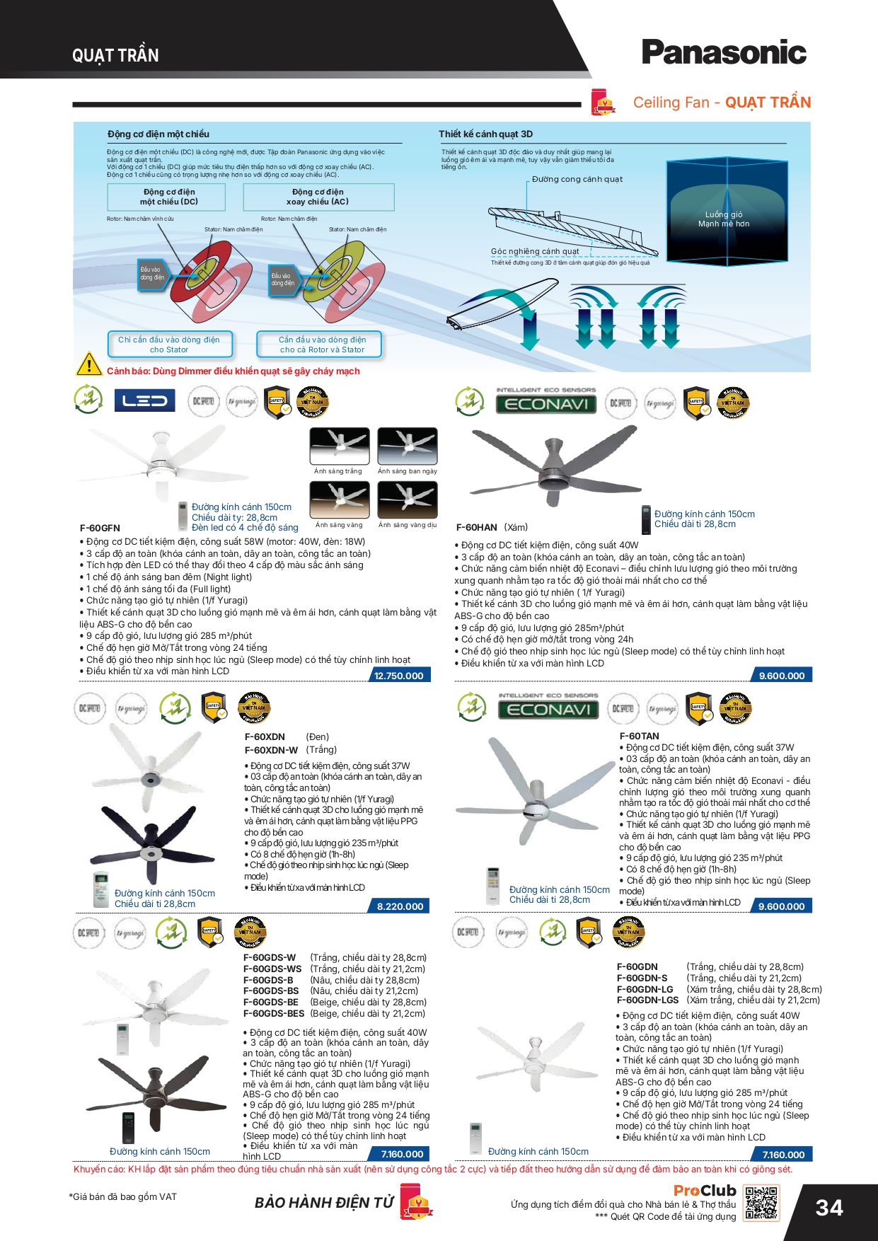 Bảng giá thiết bị điện Panasonic 2026