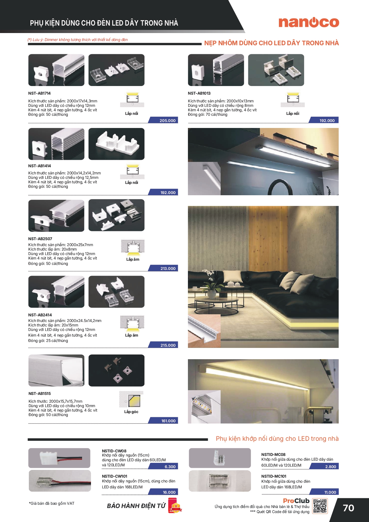 Bảng giá thiết bị điện Panasonic 2026