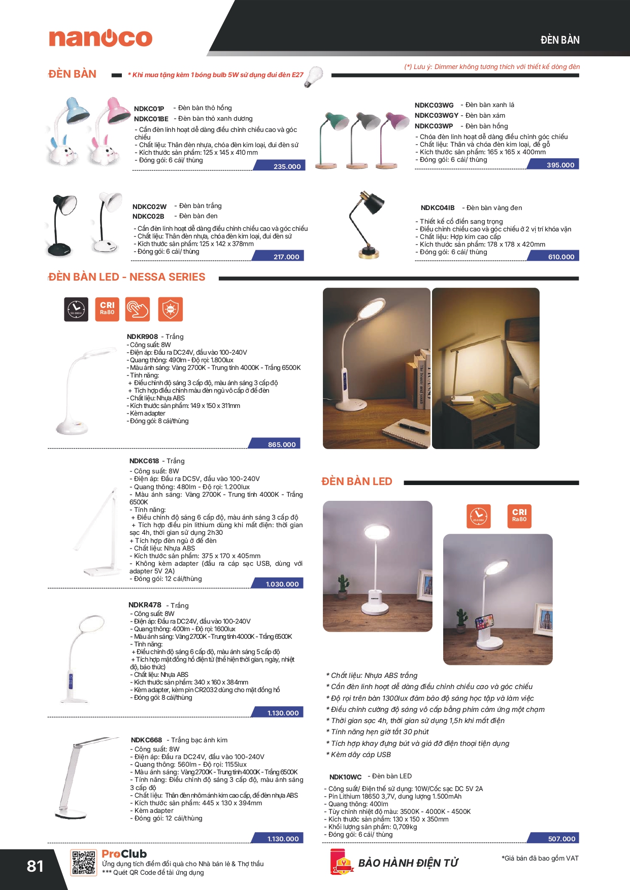 Bảng giá thiết bị điện Panasonic 2026