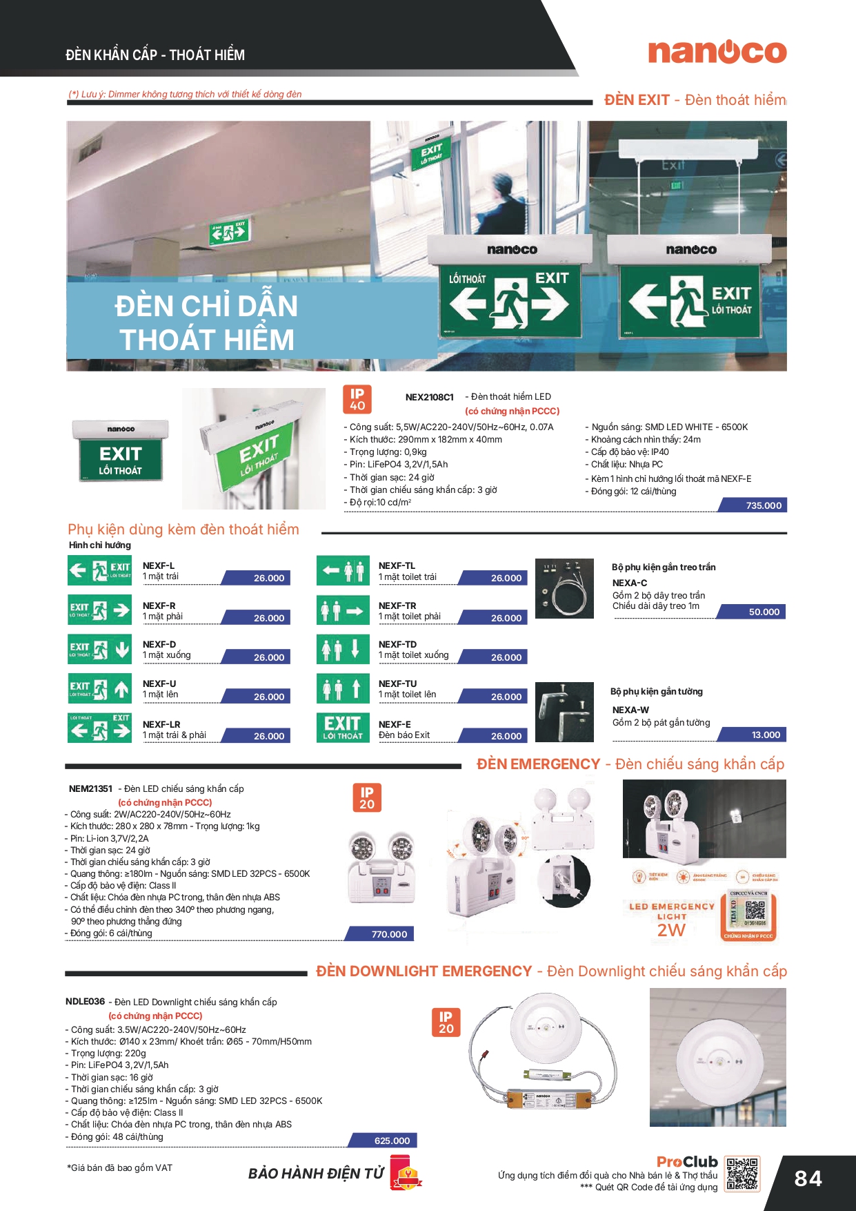 Bảng giá thiết bị điện Panasonic 2026