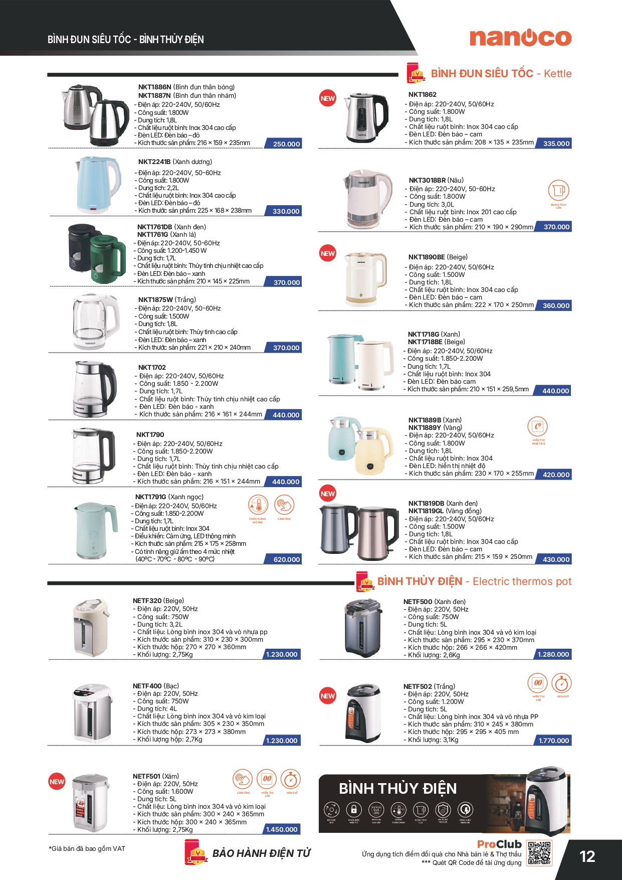 Bảng giá thiết bị điện Panasonic 2026
