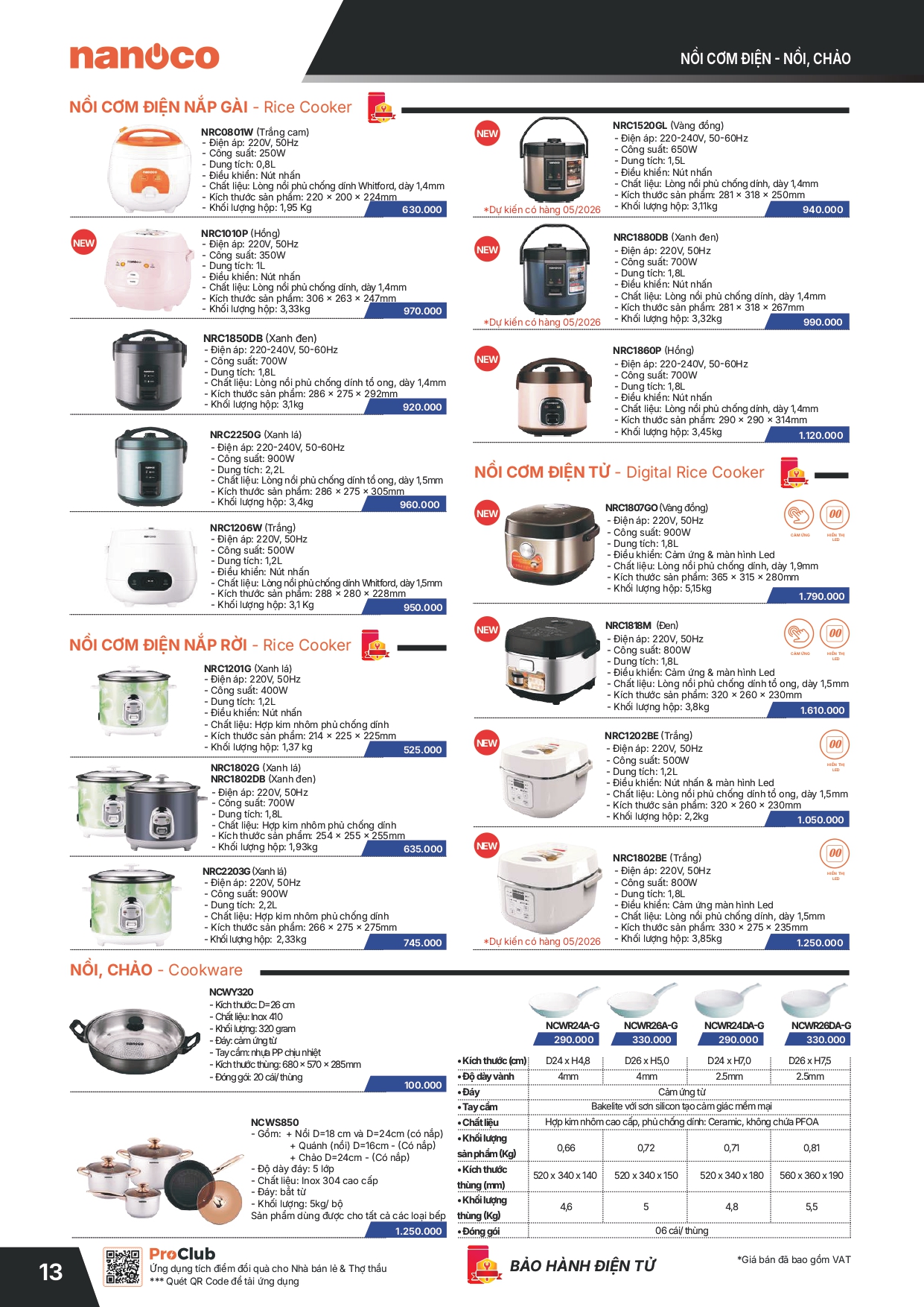 Bảng giá thiết bị điện Panasonic 2026