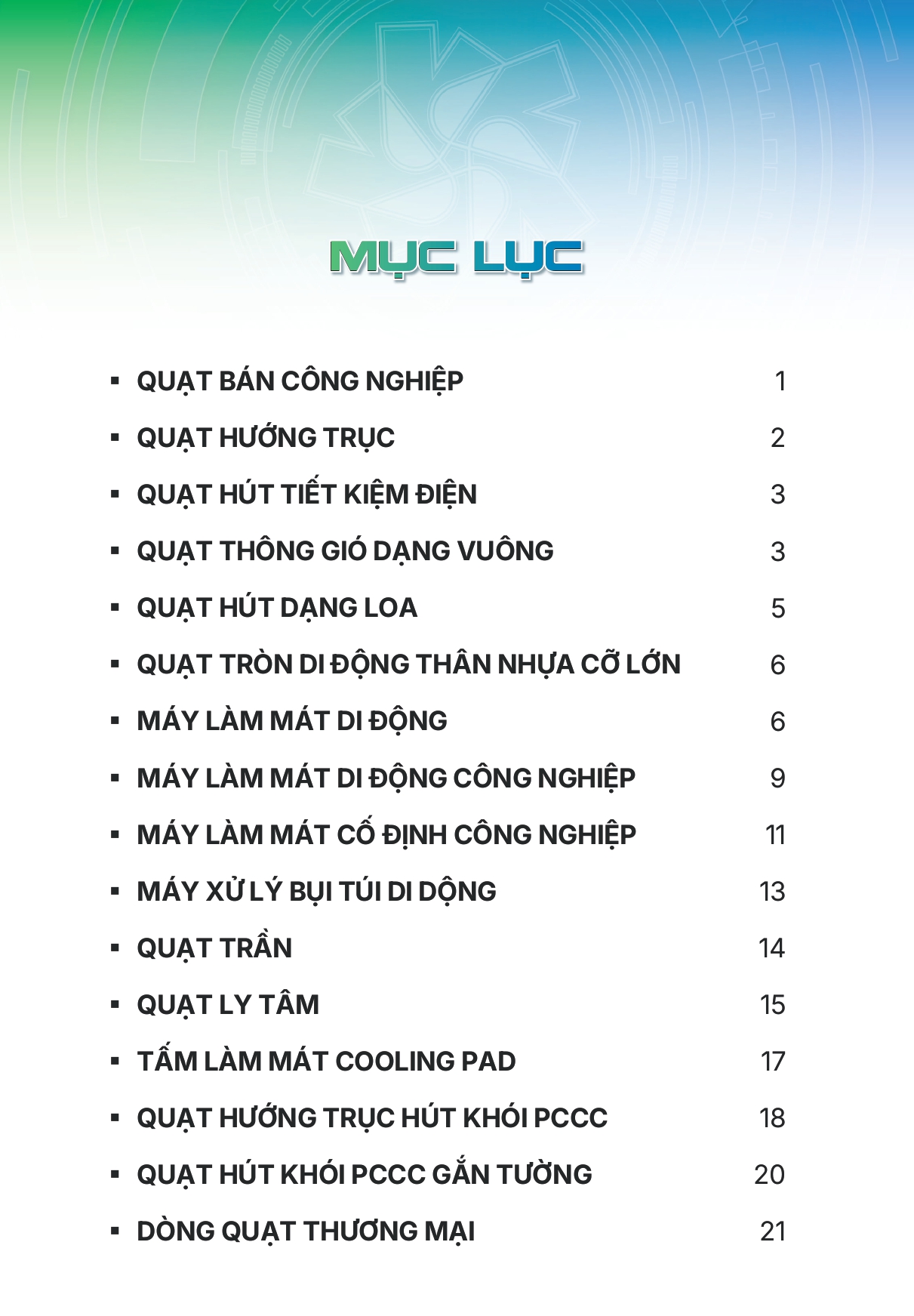 Bảng giá quạt công nghiệp IFAN 2026
