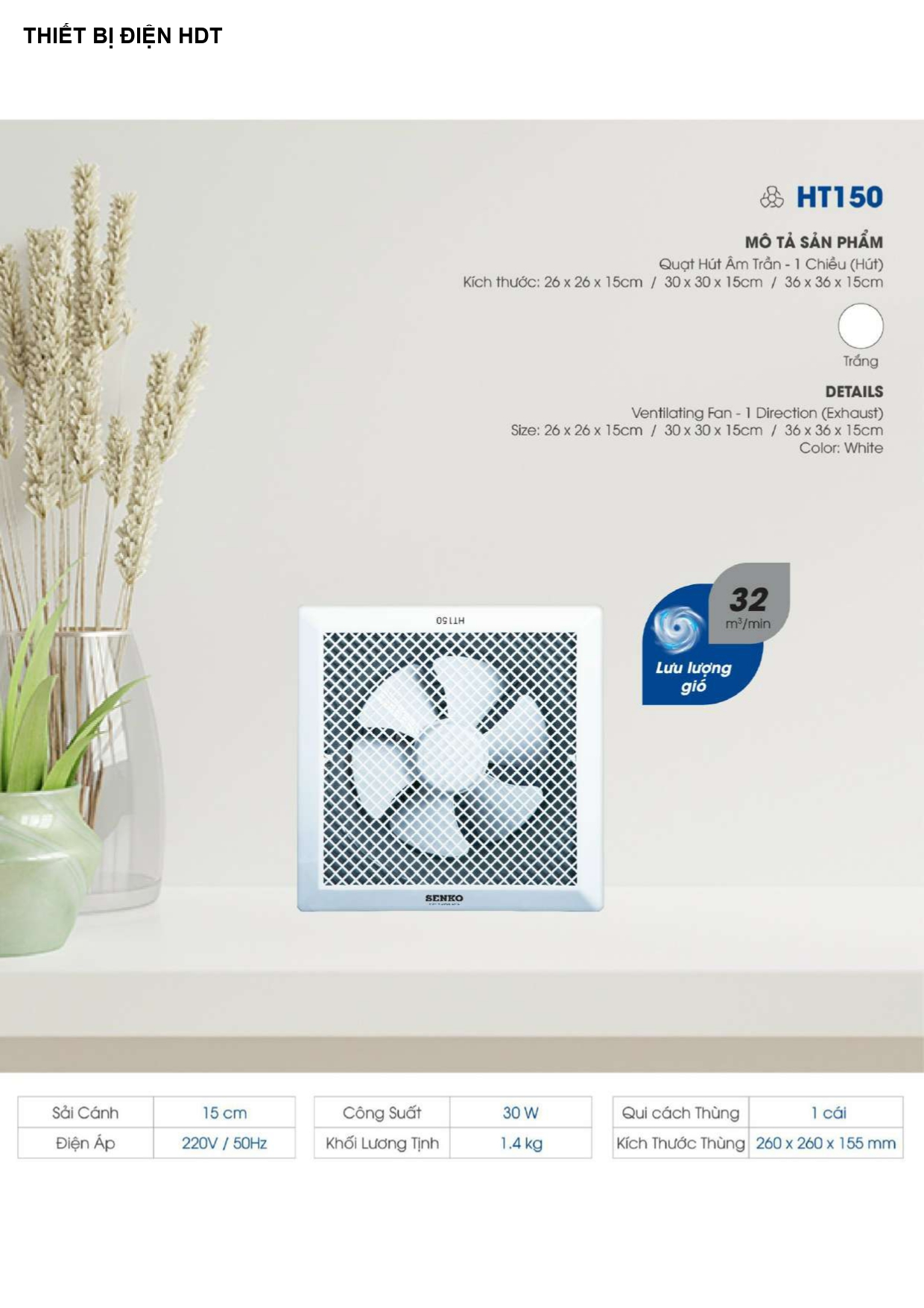 Bảng Giá Quạt Senko 2026