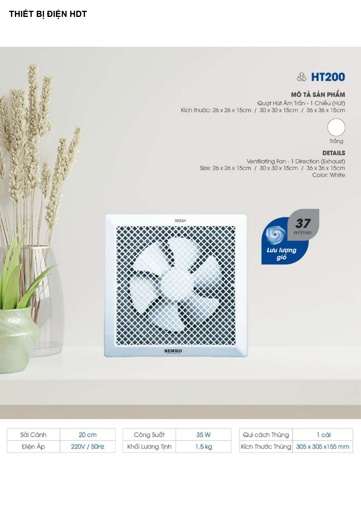 Bảng Giá Quạt Senko 2026