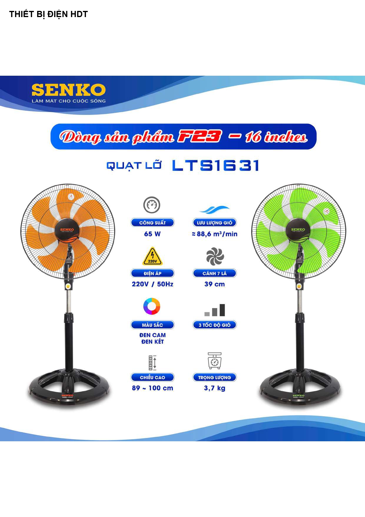 Bảng Giá Quạt Senko 2026