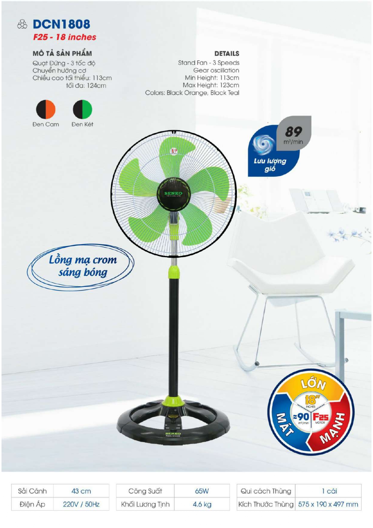 Bảng Giá Quạt Senko 2026