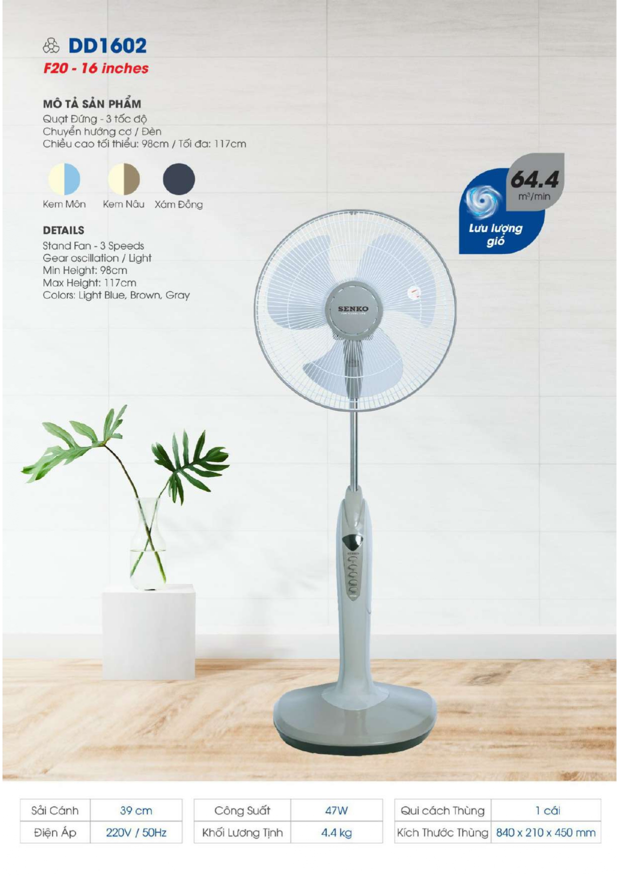 Bảng Giá Quạt Senko 2026