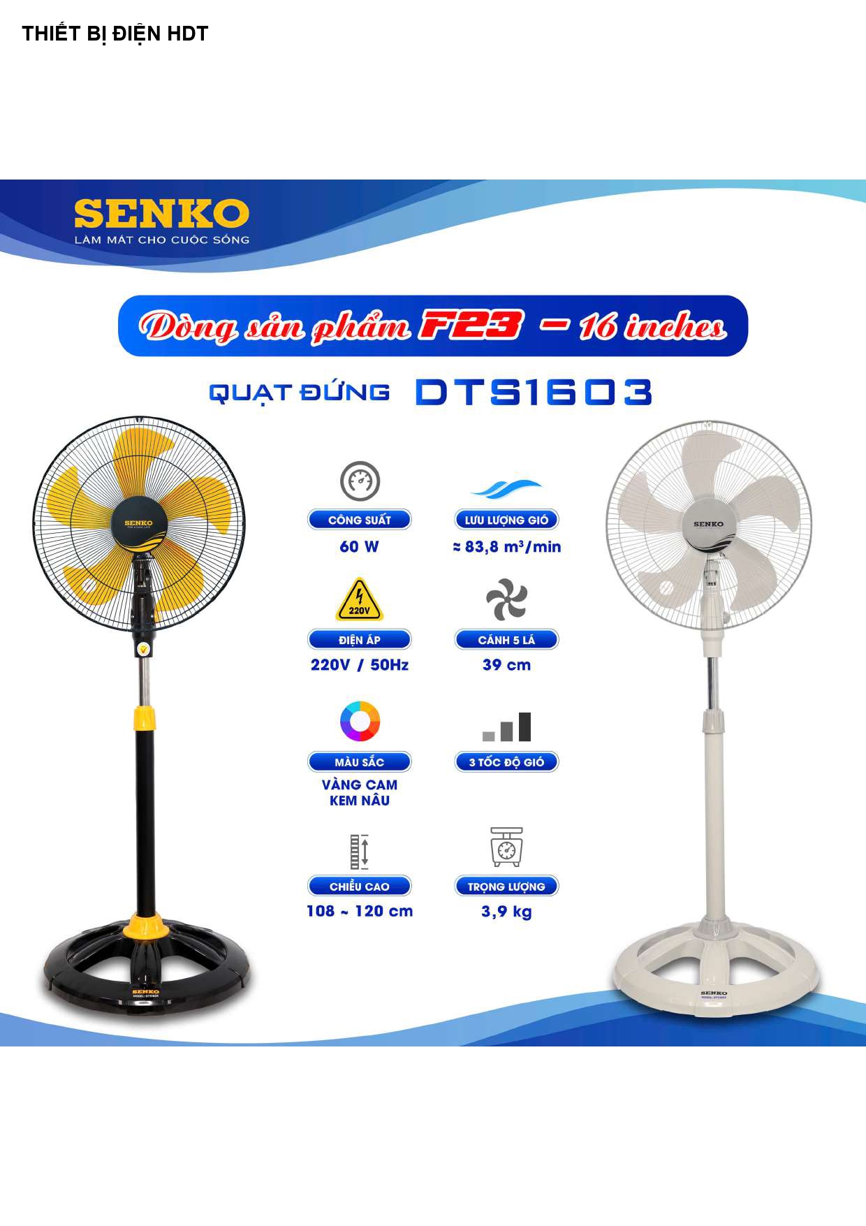 Bảng Giá Quạt Senko 2026