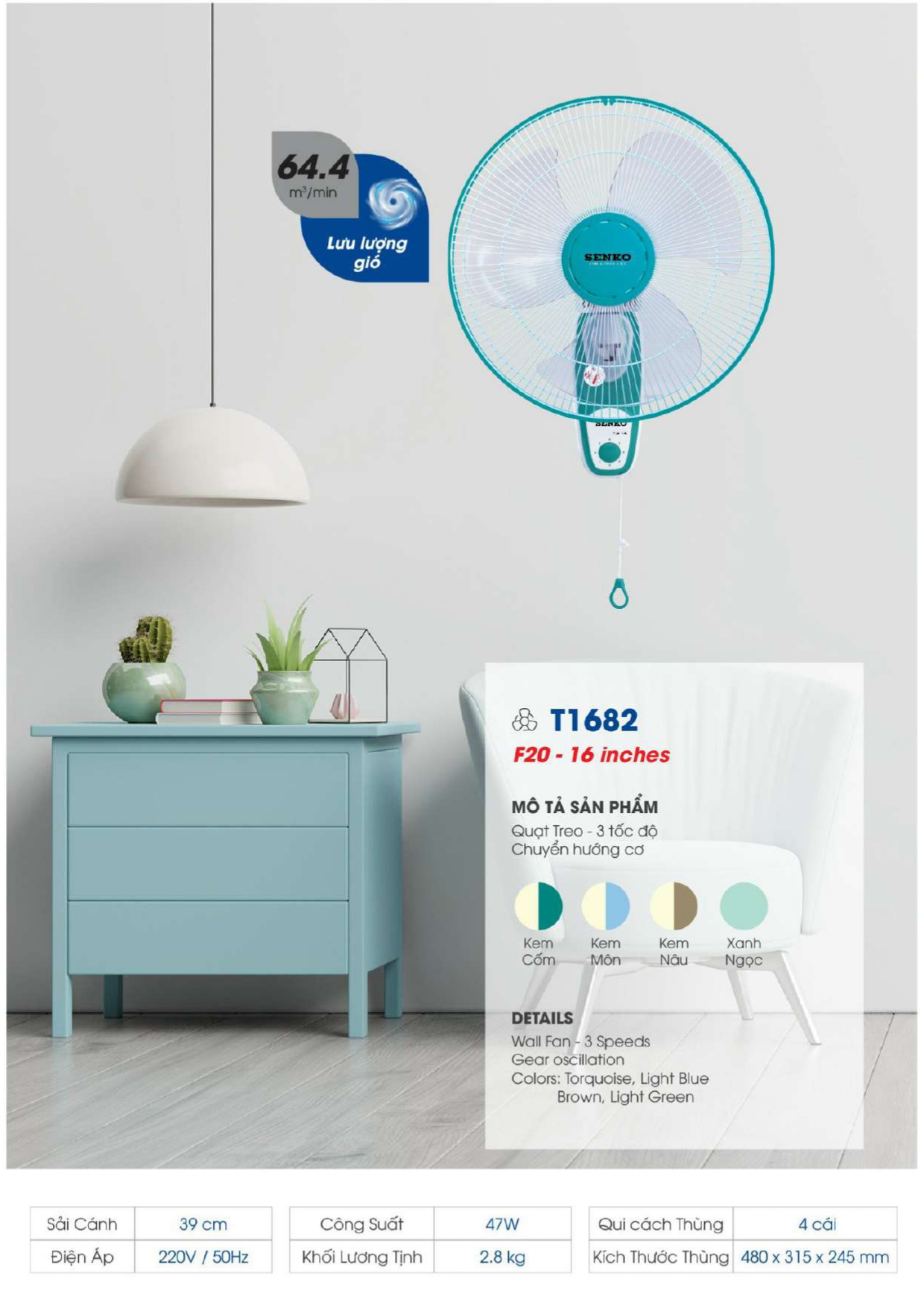 Bảng Giá Quạt Senko 2026