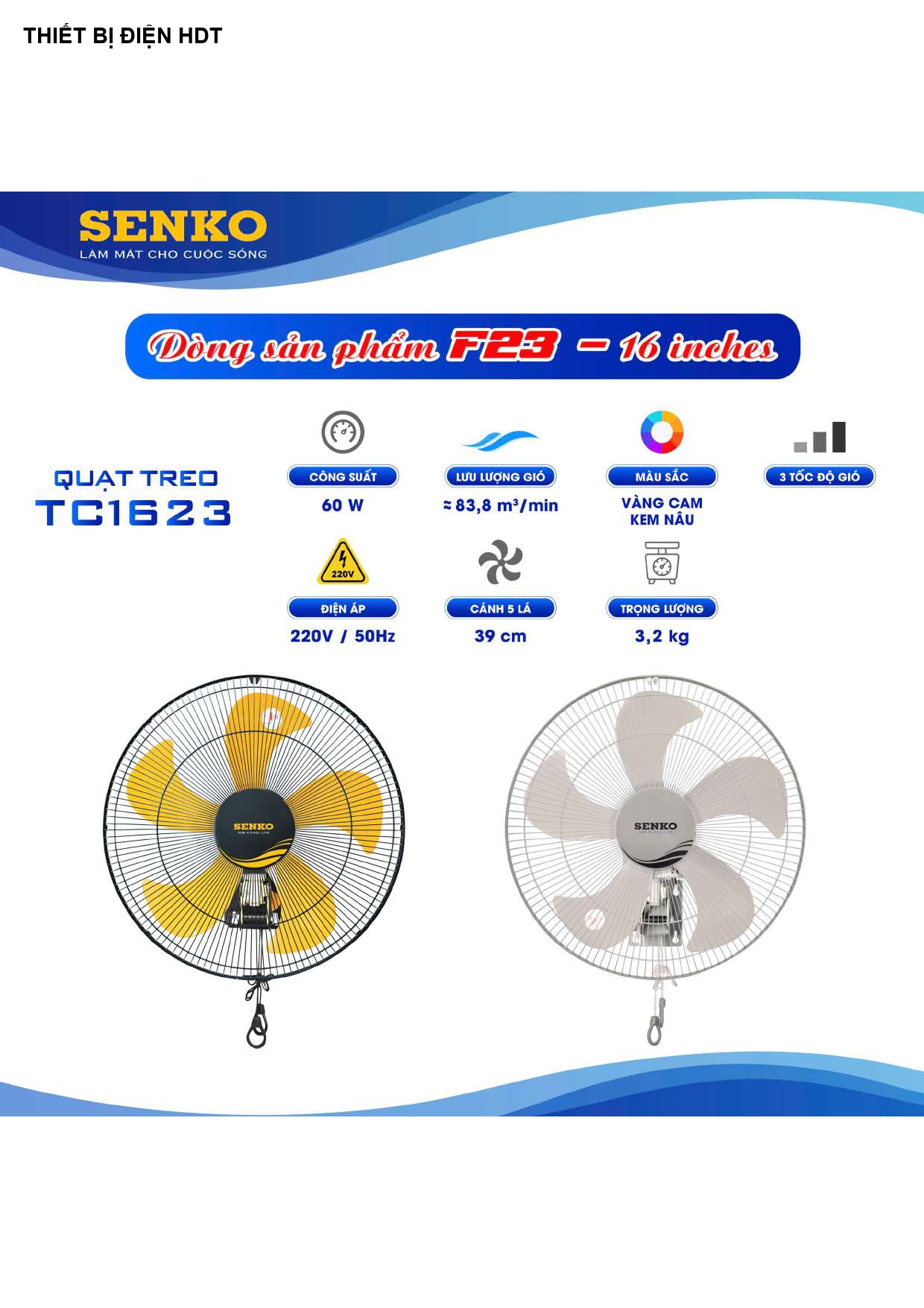 Bảng Giá Quạt Senko 2026